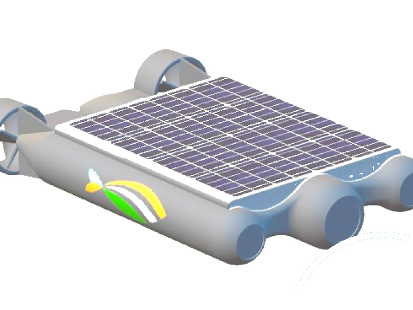 SWAN 2.0: solar-powered floating unit for one large pond